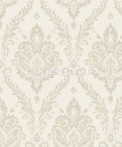 Grandeco Maison vlies, vinyl anyagú beige, barna színű barokk modern tapéta
