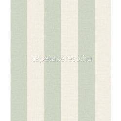   Grandeco Maison vlies, vinyl anyagú beige, zöld színű csíkos modern tapéta