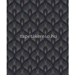   Khroma Othello vlies anyagú kék, barna színű art deco modern tapéta