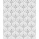 Khroma Othello vlies anyagú szürke, fekete színű art deco modern tapéta