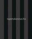 Khroma Othello vlies anyagú fekete, szürke színű csíkos modern tapéta
