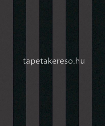 Khroma Othello vlies anyagú fekete, szürke színű csíkos modern tapéta