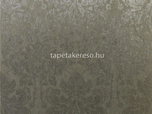 Omexco Palazzo vlies anyagú szürke, ezüst színű barokk, koptatott klasszikus tapéta