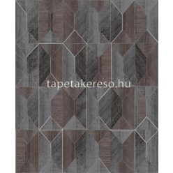   Khroma Prisma vlies anyagú szürke, barna színű geometriai modern tapéta