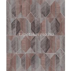   Khroma Prisma vlies anyagú mályva, barna, lila színű geometriai modern tapéta