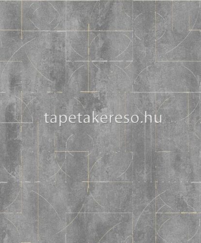 Khroma Prisma vlies anyagú szürke színű geometriai modern tapéta
