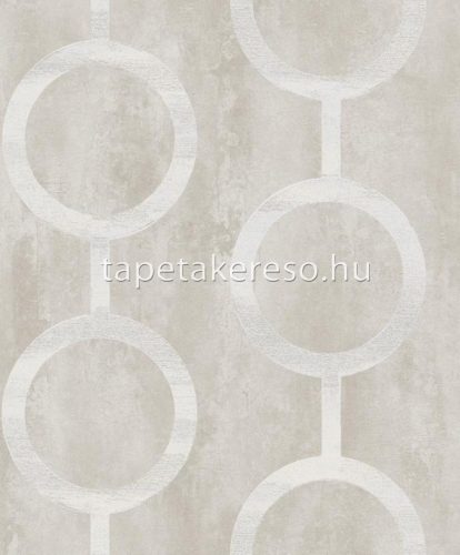 Khroma Prisma vlies anyagú szürke, fehér színű geometriai modern tapéta