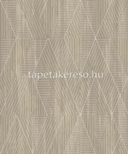 Khroma Prisma vlies anyagú beige színű geometriai modern tapéta