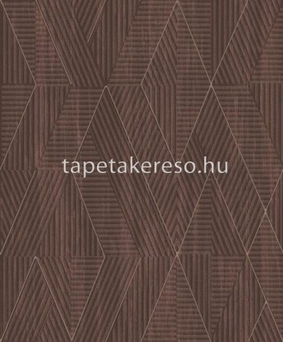Khroma Prisma vlies anyagú barna színű geometriai modern tapéta