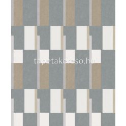   Khroma Prisma vlies anyagú fehér, szürke, beige színű geometriai modern tapéta