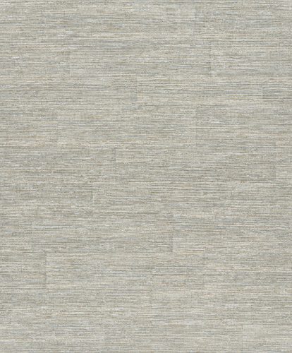 Grandeco Percious Weaves vinyl, vlies anyagú, türkiz, barna színű, vonalas, struktúrált, Modern tapéta