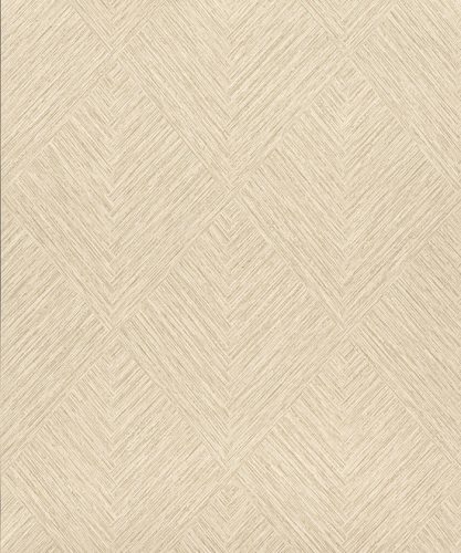 Grandeco Percious Weaves vinyl, vlies anyagú, barna színű, geometriai, Modern tapéta