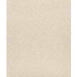  Grandeco Percious Weaves vinyl, vlies anyagú, beige színű, geometriai, Modern tapéta