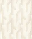 Grandeco Percious Weaves vinyl, vlies anyagú, fehér, szürke színű, geometriai, Modern tapéta