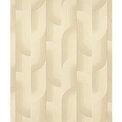   Grandeco Percious Weaves vinyl, vlies anyagú, barna színű, geometriai, Modern tapéta