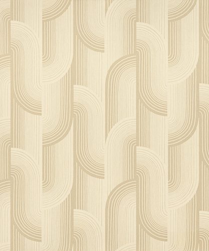 Grandeco Percious Weaves vinyl, vlies anyagú, barna színű, geometriai, Modern tapéta