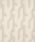 Grandeco Percious Weaves vinyl, vlies anyagú, szürke színű, geometriai, Modern tapéta