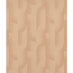   Grandeco Percious Weaves vinyl, vlies anyagú, narancssárga színű, geometriai, Modern tapéta