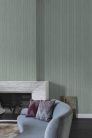 Grandeco Percious Weaves vinyl, vlies anyagú, zöld színű, vonalas, csíkos, Modern tapéta