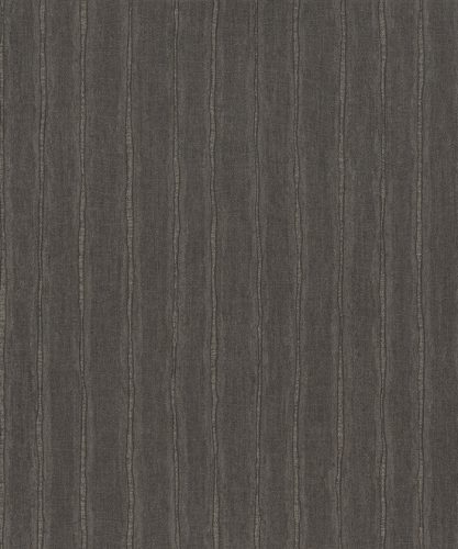 Grandeco Percious Weaves vinyl, vlies anyagú, fekete, szürke színű, vonalas, csíkos, Modern tapéta