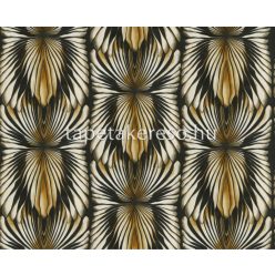   Roberto Cavalli Roberto Cavalli No 8. vlies, vinyl anyagú fekete, beige, barna színű absztrakt modern tapéta