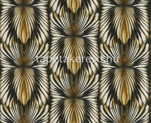 Roberto Cavalli Roberto Cavalli No 8. vlies, vinyl anyagú fekete, beige, barna színű absztrakt modern tapéta