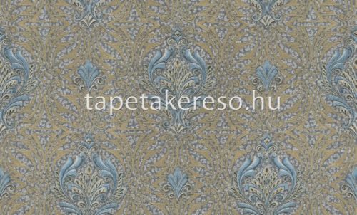Roberto Cavalli Roberto Cavalli No 8. vlies, vinyl anyagú szürke, kék, arany, csillámos színű barokk modern tapéta