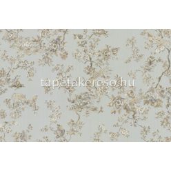   Roberto Cavalli Roberto Cavalli No 8. vlies, vinyl anyagú szürke, barna, csillámos színű virágos, madaras modern tapéta