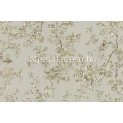   Roberto Cavalli Roberto Cavalli No 8. vlies, vinyl anyagú beige, arany, csillámos színű virágos, madaras modern tapéta