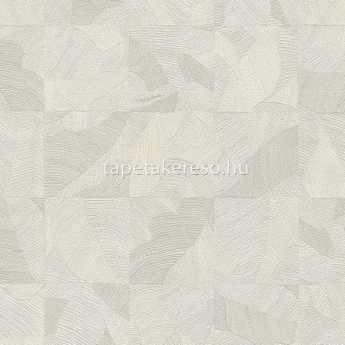 Roberto Cavalli Roberto Cavalli No 9. vlies, vinyl anyagú törtfehér, szürke színű kockás, geometriai modern tapéta