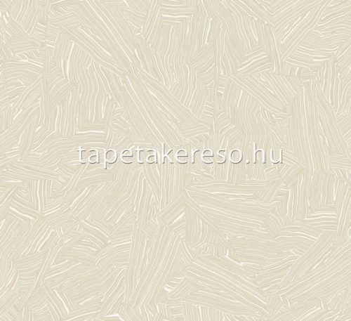 Khroma Rock vlies anyagú beige, fehér színű vonalas, geometriai modern tapéta