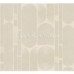   Khroma Rock vlies anyagú beige színű geometriai modern tapéta