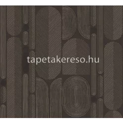   Khroma Rock vlies anyagú fekete, szürke színű geometriai modern tapéta