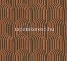 Khroma Rock vlies anyagú barna színű 3d, geometriai modern tapéta