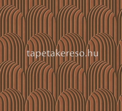 Khroma Rock vlies anyagú barna színű 3d, geometriai modern tapéta