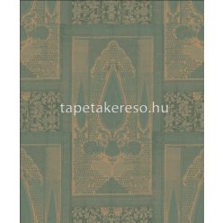   Prestige Wallcoverings Shiraz vlies anyagú zöld, arany színű keleties klasszikus tapéta