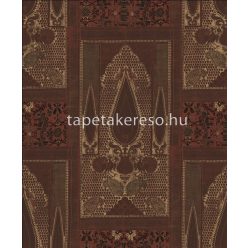   Prestige Wallcoverings Shiraz vlies anyagú arany, bordó színű keleties klasszikus tapéta