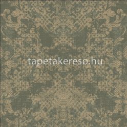   Prestige Wallcoverings Shiraz vlies anyagú zöld, arany színű keleties klasszikus tapéta