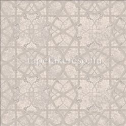   Prestige Wallcoverings Shiraz vlies anyagú szürke, ezüst színű geometriai, keleties klasszikus tapéta