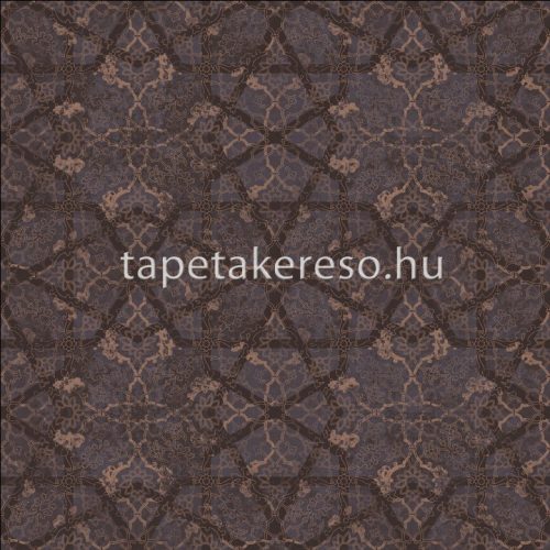 Prestige Wallcoverings Shiraz vlies anyagú kék, arany színű geometriai, keleties klasszikus tapéta