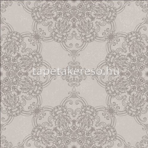 Prestige Wallcoverings Shiraz vlies anyagú szürke, ezüst színű keleties klasszikus tapéta