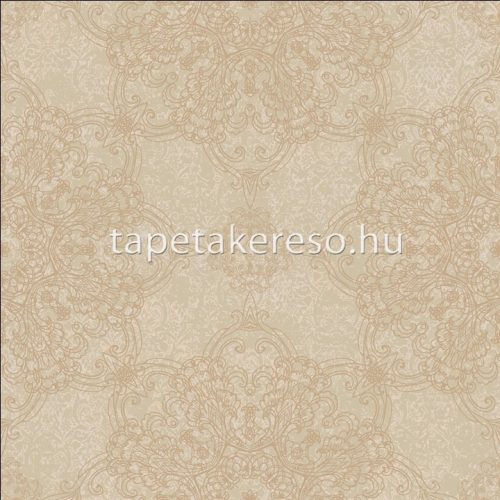 Prestige Wallcoverings Shiraz vlies anyagú beige, arany színű keleties klasszikus tapéta