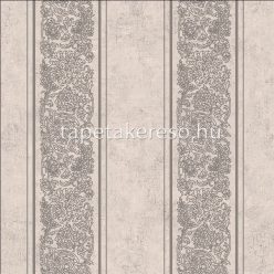   Prestige Wallcoverings Shiraz vlies anyagú szürke, ezüst színű csíkos, keleties klasszikus tapéta