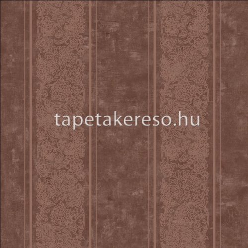 Prestige Wallcoverings Shiraz vlies anyagú mályva, rosegold színű csíkos, keleties klasszikus tapéta