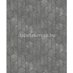   Khroma Summer vlies anyagú szürke, fekete színű geometriai modern, natural tapéta