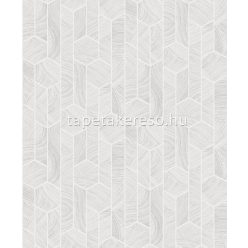  Khroma Summer vlies anyagú szürke, fehér színű geometriai modern, natural tapéta