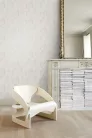Khroma Summer vlies anyagú szürke, fehér színű geometriai modern, natural tapéta