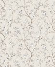 Khroma Summer vlies anyagú beige, barna, kék, csillámos színű ágas, virágos modern, natural tapéta