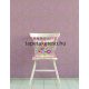 Behang Expresse Happy Living vlies anyagú barna, rózsaszín színű virágos, etno retro poszter