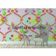 Behang Expresse Happy Living vlies anyagú szürke, zöld, rózsaszín, sárga, kék, piros, fehér színű virágos, etno retro poszter